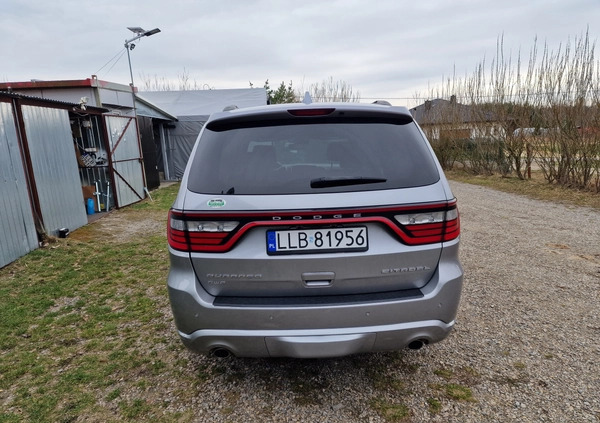 Dodge Durango cena 129800 przebieg: 111500, rok produkcji 2017 z Lubartów małe 562